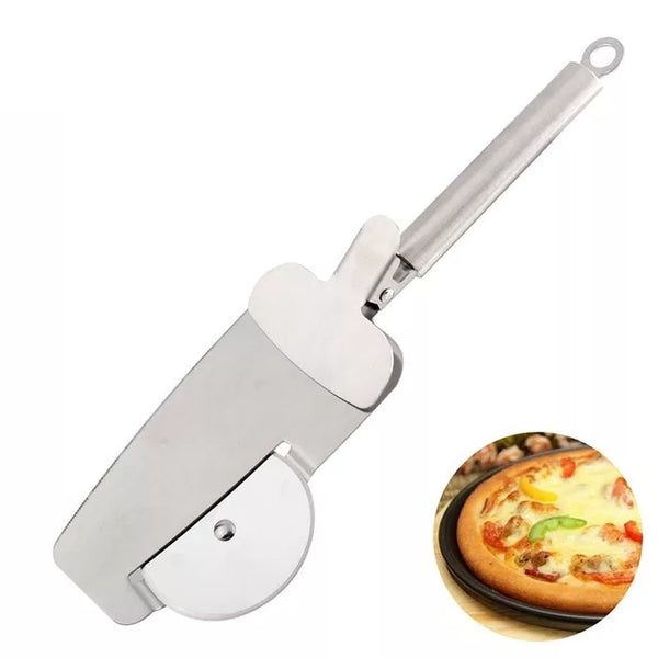 Stainless steel pizza cutter