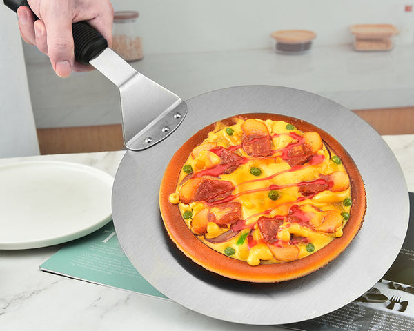 Stainless Steel Folding Pizza Shovel Circular Cake